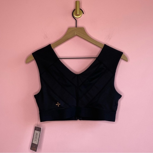 SOLD! Tommie Copper Shoulder Support Bra with Zipper, Black, M - Picture 14 of 15